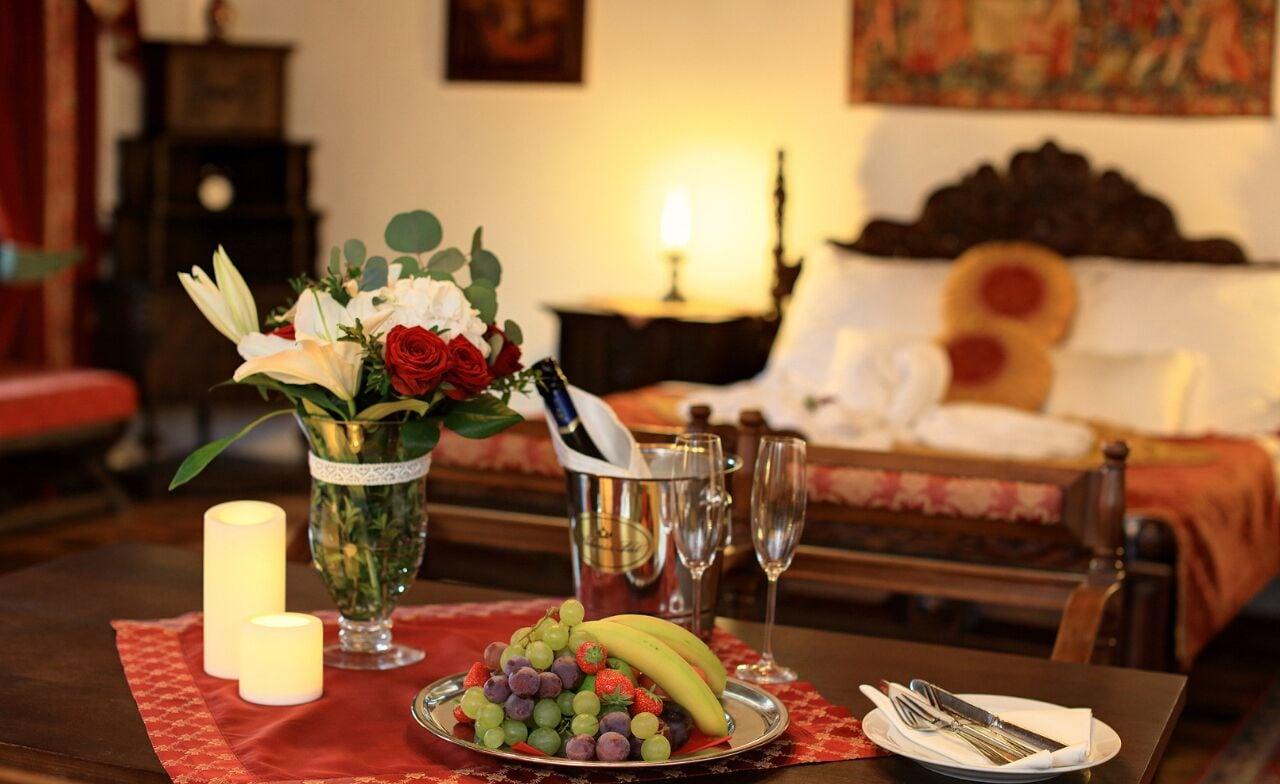 Hotel Ruze Český Krumlov Exterior foto A romantic setting