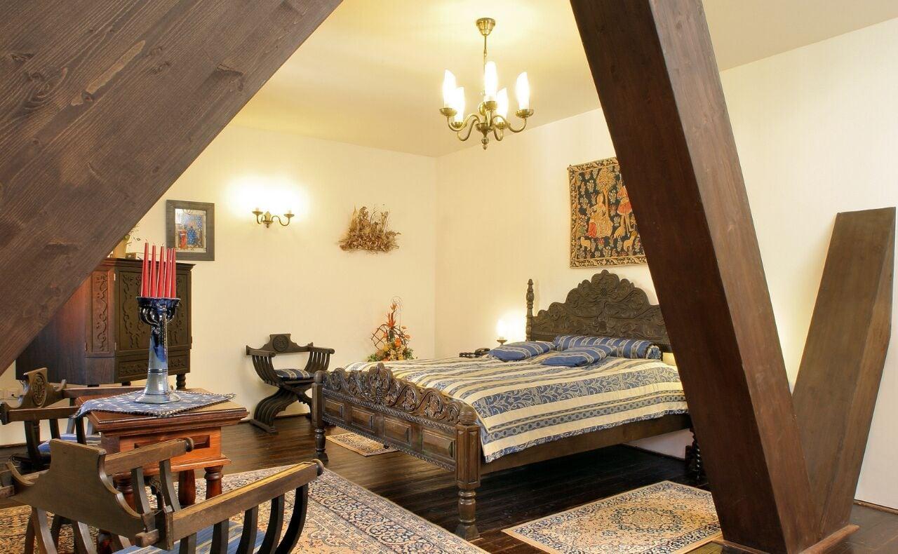 Hotel Ruze Český Krumlov Exterior foto The bedroom